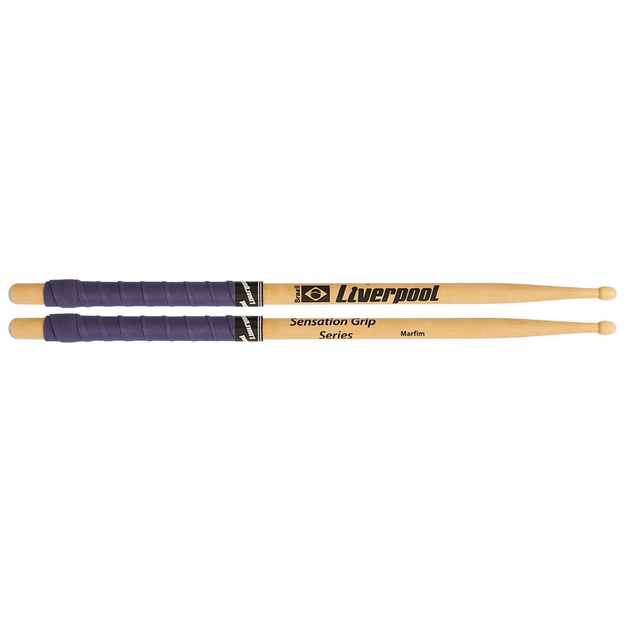 מקלות תופים Liverpool EVA DZ7AM 7A – Sensation Grip סגול