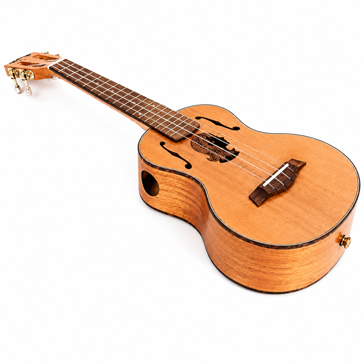 יוקללה קונצרט 24״ Romeo Excellence UK-2660D-24 – Lady Sound Hole