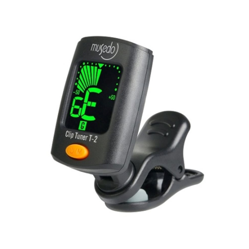 Musedo T-2 – טיונר קליפ-און לגיטרה, בס וכלי נגינה