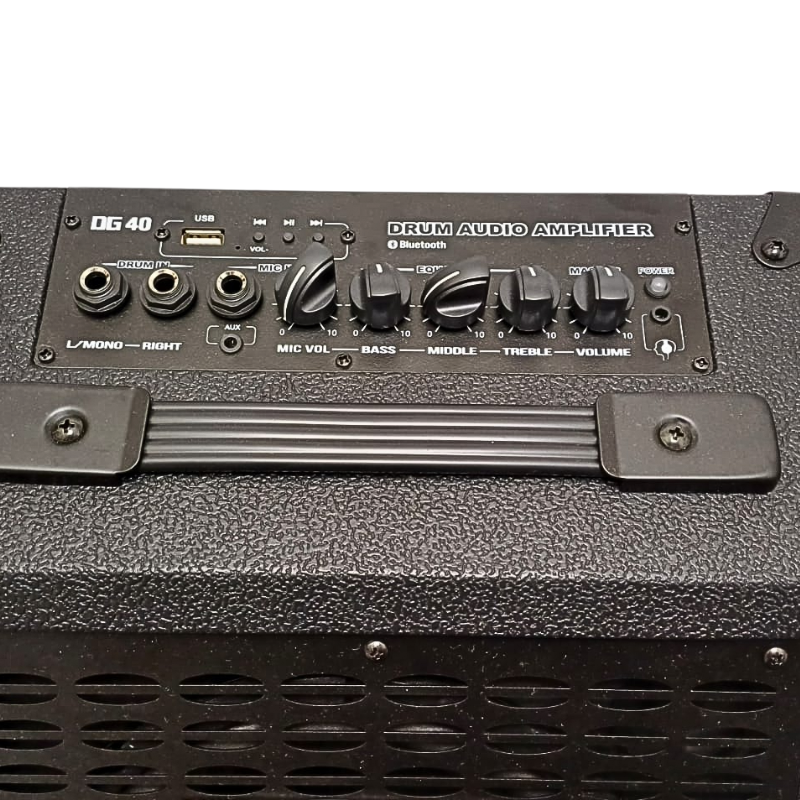 מגבר לתופים אלקטרוניים 40W SUD עם Bluetooth