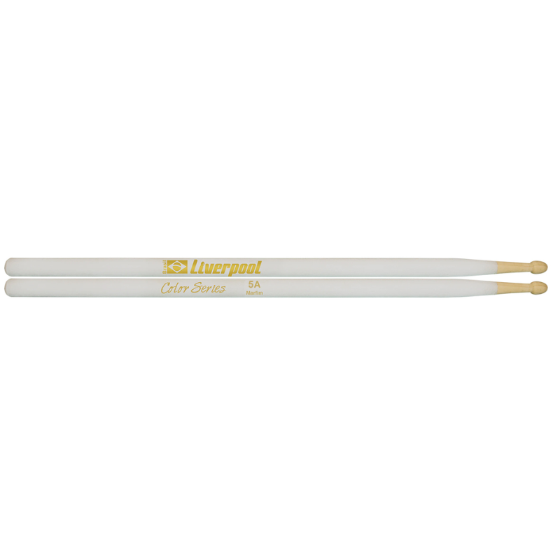 מקלות תופים Liverpool LC DZ5AMB 5A – Color Series לבן