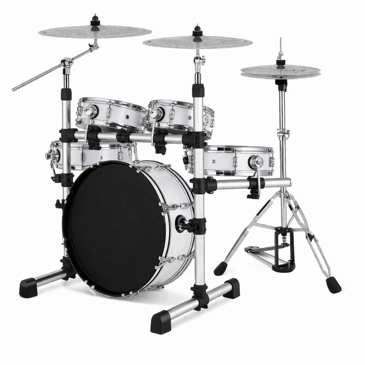 סט תופים קומפקטי עם מצילות שקטות PHANTOM Ghost-Note