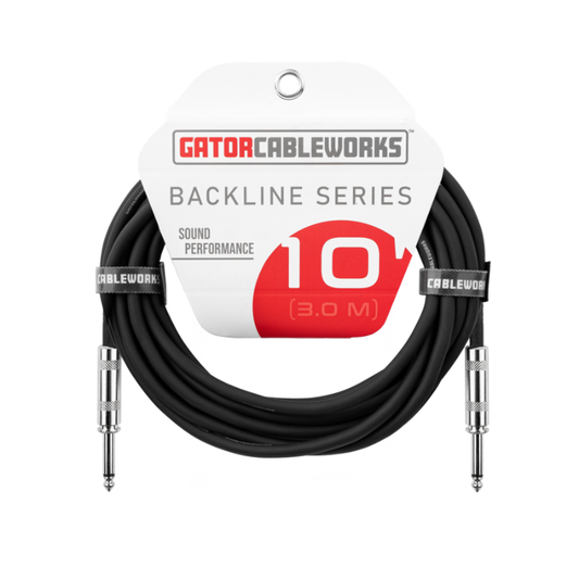 Gator GCWB‑INS‑10 Backline Series – כבל כלי נגינה 3 מ’ לגיטרה 