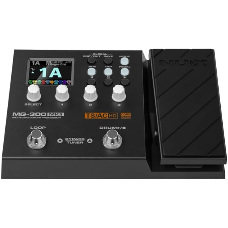 NUX MG-300MKII – מולטי אפקט וגיטרה עם אמפר-מודלינג 