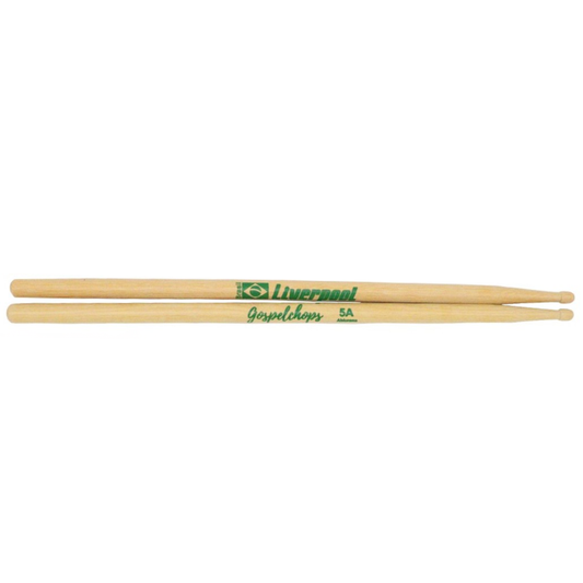 מקלות תופים GospelChops DZ572 7A, עשויים מעץ Hickory, מיועדים למתופפים מקצועיים.