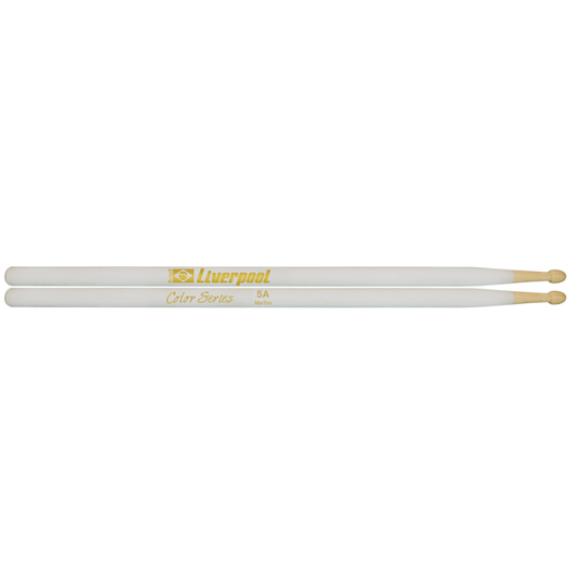 מקלות תופים Liverpool LC DZ5AMB 5A – Color Series לבן