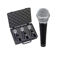 3 מיקרופונים דינמיים SAMSON R21 Cardiod Dynamic Mic 3-pack