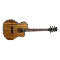 גיטרה אקוסטית מוגברת Gypsy Exotic zebrawood Luna