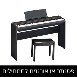 פסנתר או אורגנית למתחילים