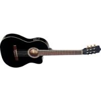 גיטרה קלאסית מוגברת שחורה C546TCE Stagg