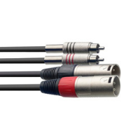 כבל 2XLR ל 2RCA