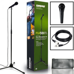 מיקרופון שור + חבילת אביזרים SHURE PGA-58